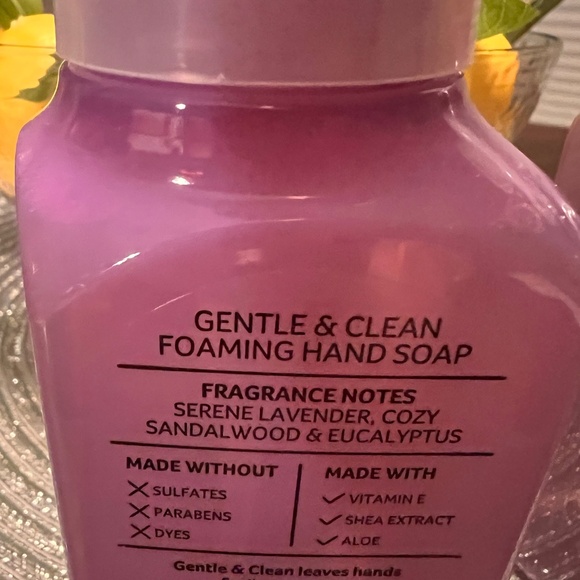 Bath and Body Works Lavender Scented Foaming Hand Soap NWT for Spring 2925 - Picture 4 of 4